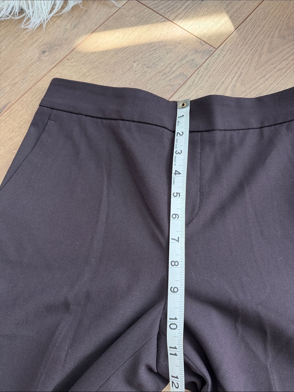 NWT Banana Republic Dark Brown Hayden Dress Pants - Picture 4 of 12
